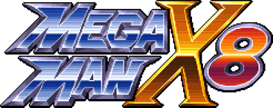 Megaman X8 FC - Clear Logo (World) - 492x194