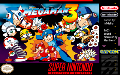 Mega Man 3 - Box - Front (North America) - 1276x801
