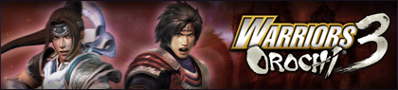 Warriors Orochi 3 - Banner (World) - 420x95