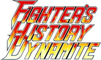 Fighter's History Dynamite - Clear Logo (Japan) - 450x270