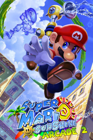 Super Mario Sunshine Arcade 2 - Fanart - Box - Front (World) - 600x900