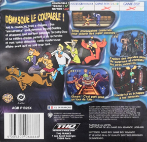 Scooby-Doo! Unmasked - Box - Back (France) - 1030x995
