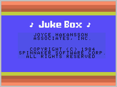 Jukebox - Screenshot - Game Title (North America) - 256x192
