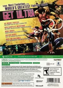 Ultra Street Fighter IV - Box - Back (North America) - 1097x1533