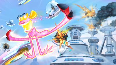 Ms. Splosion Man - Fanart - Background (World) - 3840x2160