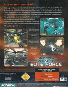 Star Trek: Voyager: Elite Force - Box - Back (Germany) - 625x800