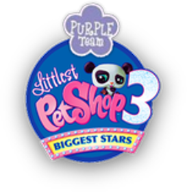 Littlest Pet Shop 3: Biggest Stars Purple Team - Clear Logo (World) - 153x157