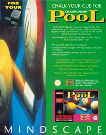 Championship Pool - Advertisement Flyer - Front (United Kingdom) - 1708x2185