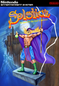 Solstice: The Quest for the Staff of Demnos - Fanart - Box - Front (North America) - 490x710