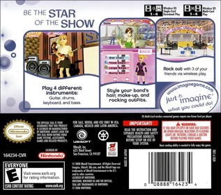 Imagine: Rock Star - Box - Back (North America) - 768x680