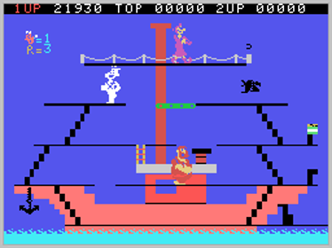Popeye - Screenshot - Gameplay (World) - 256x192