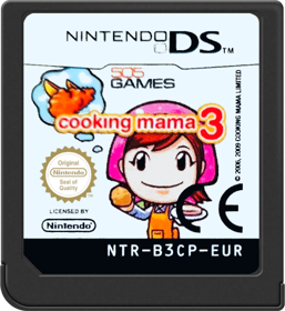 Cooking Mama 3: Shop & Chop - Cart - Front (Europe) - 517x564