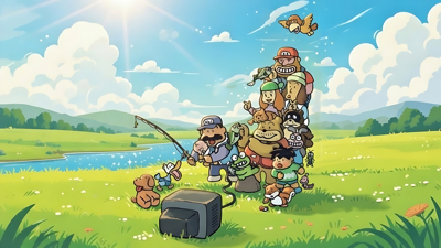 Itoi Shigesato no Bass Tsuri No. 1 - Fanart - Background (Japan) - 1920x1080