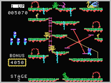Roc 'N Rope - Screenshot - Gameplay (World) - 256x192