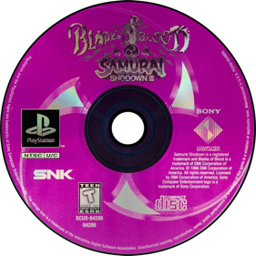 Samurai Shodown III: Blades of Blood - Disc (North America) - 700x700