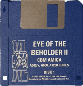 Eye of the Beholder II: The Legend of Darkmoon - Disc (Europe) - 729x761