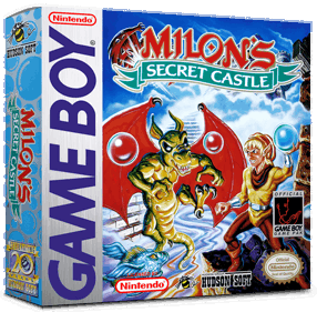 Milon's Secret Castle - Box - 3D (North America) - 1016x998