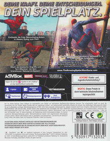 The Amazing Spider-Man - Box - Back (Germany) - 600x768