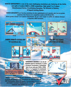 Winter Supersports 92  - Box - Back (Europe) - 867x1065