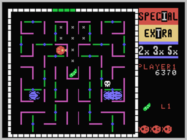 Lady Bug - Screenshot - Gameplay (World) - 256x192