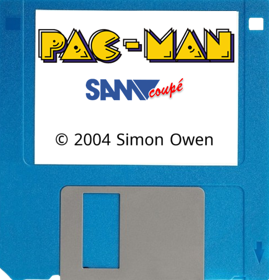 Pac-Man - Fanart - Disc (Europe) - 489x509
