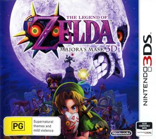 The Legend of Zelda: Majora's Mask 3D - Box - Front (Australia) - 901x800