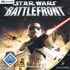 Star Wars Battlefront (Classic, 2004) - Box - Front (Germany) - 804x800
