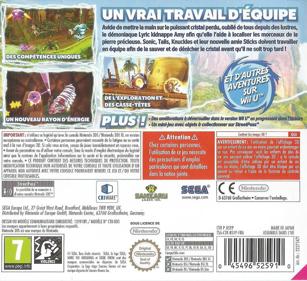 Sonic Boom: Shattered Crystal - Box - Back (France) - 1400x1281