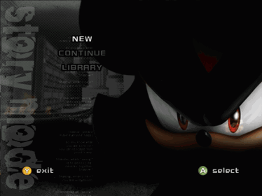 Shadow the Hedgehog - Screenshot - Game Select (World) - 1024x768