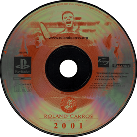 Roland Garros French Open 2001 - Disc (Europe) - 700x700
