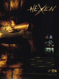 Hexen: Beyond Heretic - Advertisement Flyer - Front (United Kingdom) - 1644x2200