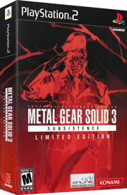 Metal Gear Solid 3: Subsistence - Box - 3D (North America) - 780x1200