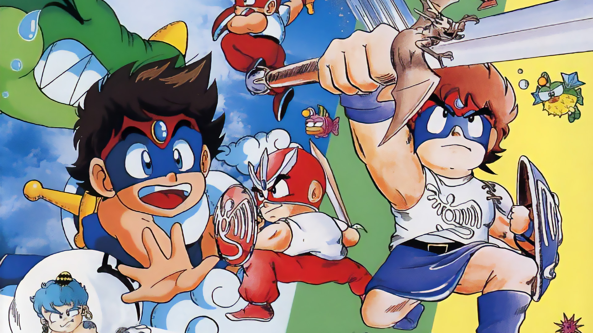 Illustration of Mega Twins