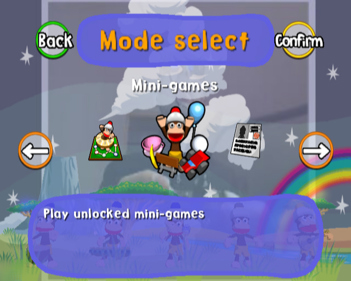 EyeToy: Monkey Mania - Screenshot - Game Select (World) - 640x512