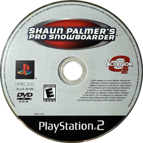 Shaun Palmer's Pro Snowboarder - Disc (North America) - 1490x1492