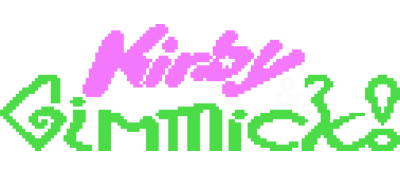 Kirby & Gimmick! - Clear Logo (World) - 400x175