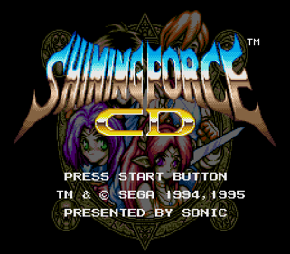 Shining Force CD - Screenshot - Game Title (North America) - 512x448