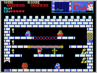 The Castle - Screenshot - Gameplay (World) - 256x192