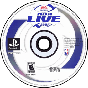 NBA Live 2001 - Disc (North America) - 700x700