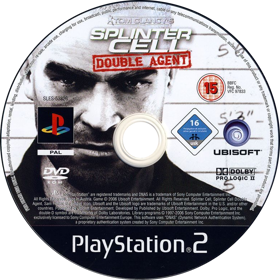 Tom Clancy's Splinter Cell: Double Agent - Disc (Europe) - 777x778