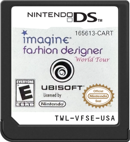 Imagine: Fashion Designer: World Tour - Cart - Front (North America) - 517x564