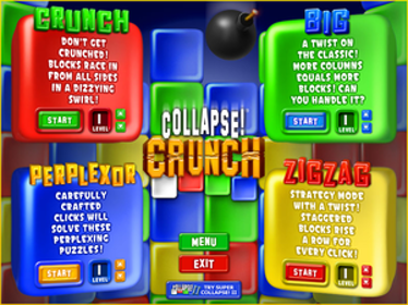 Collapse! CRUNCH - Screenshot - Game Title (World) - 300x225