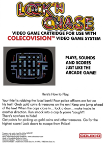 Lock'n Chase - Box - Back (World) - 900x1200