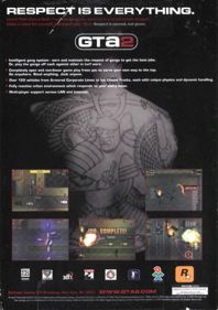 Grand Theft Auto 2 - Box - Back (North America) - 564x800