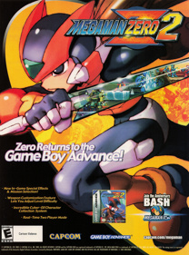 Mega Man Zero 2 - Advertisement Flyer - Front (United States) - 1631x2200