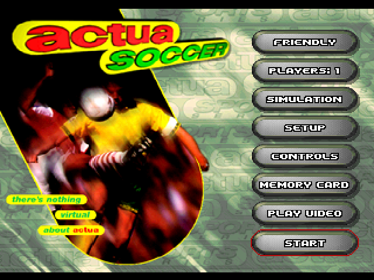 VR Soccer '96 - Screenshot - Game Title (Europe) - 640x480