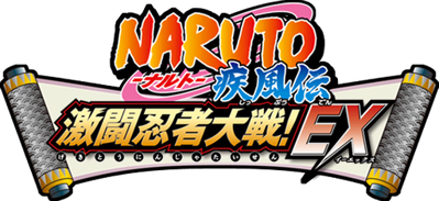 Naruto Shippuden: Gekitou Ninja Taisen EX - Clear Logo (Japan) - 512x235