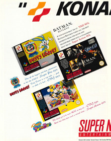 Tiny Toon Adventures: Buster Busts Loose! - Advertisement Flyer - Front (United Kingdom) - 1735x2200