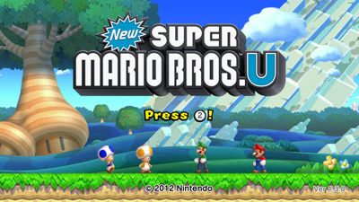 New Super Mario Bros. U - Screenshot - Game Title (North America) - 1920x1080