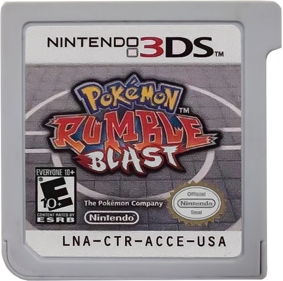 Pokémon Rumble Blast - Cart - Front (North America) - 584x579